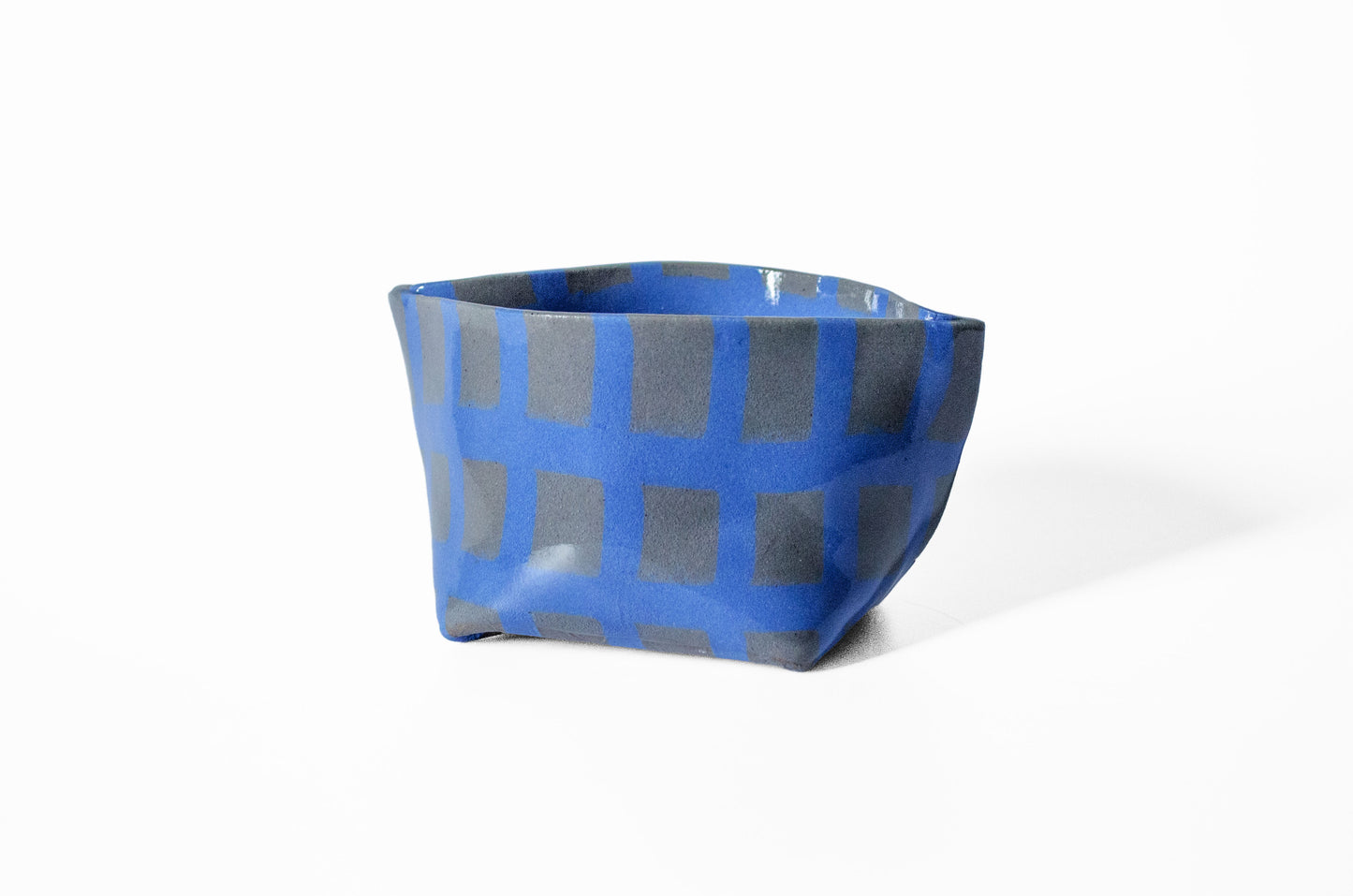Short Nerikomi Bag Vase