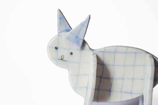 Nerikomi Porcelain Paper Figurine