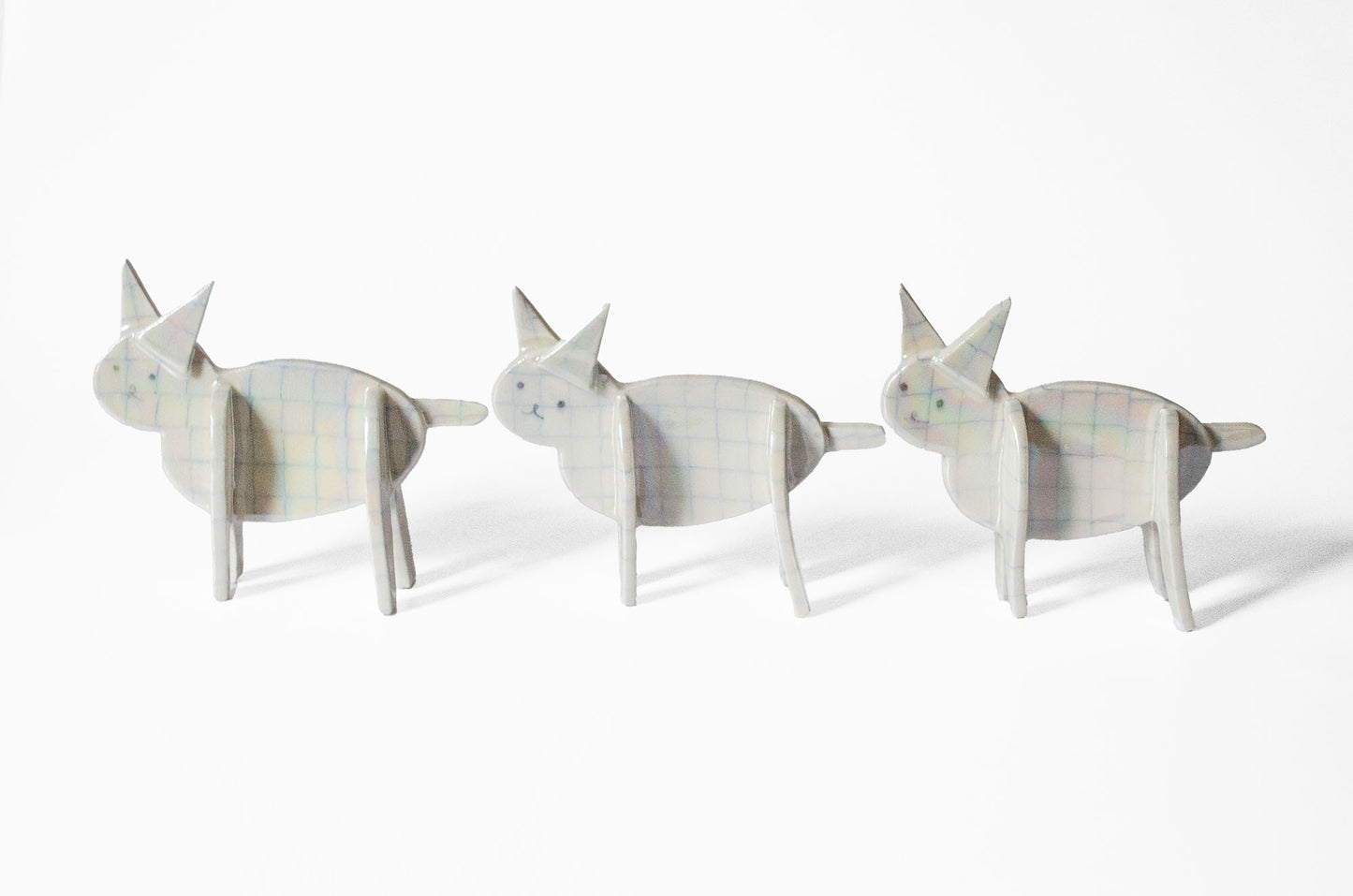 Nerikomi Porcelain Paper Figurine