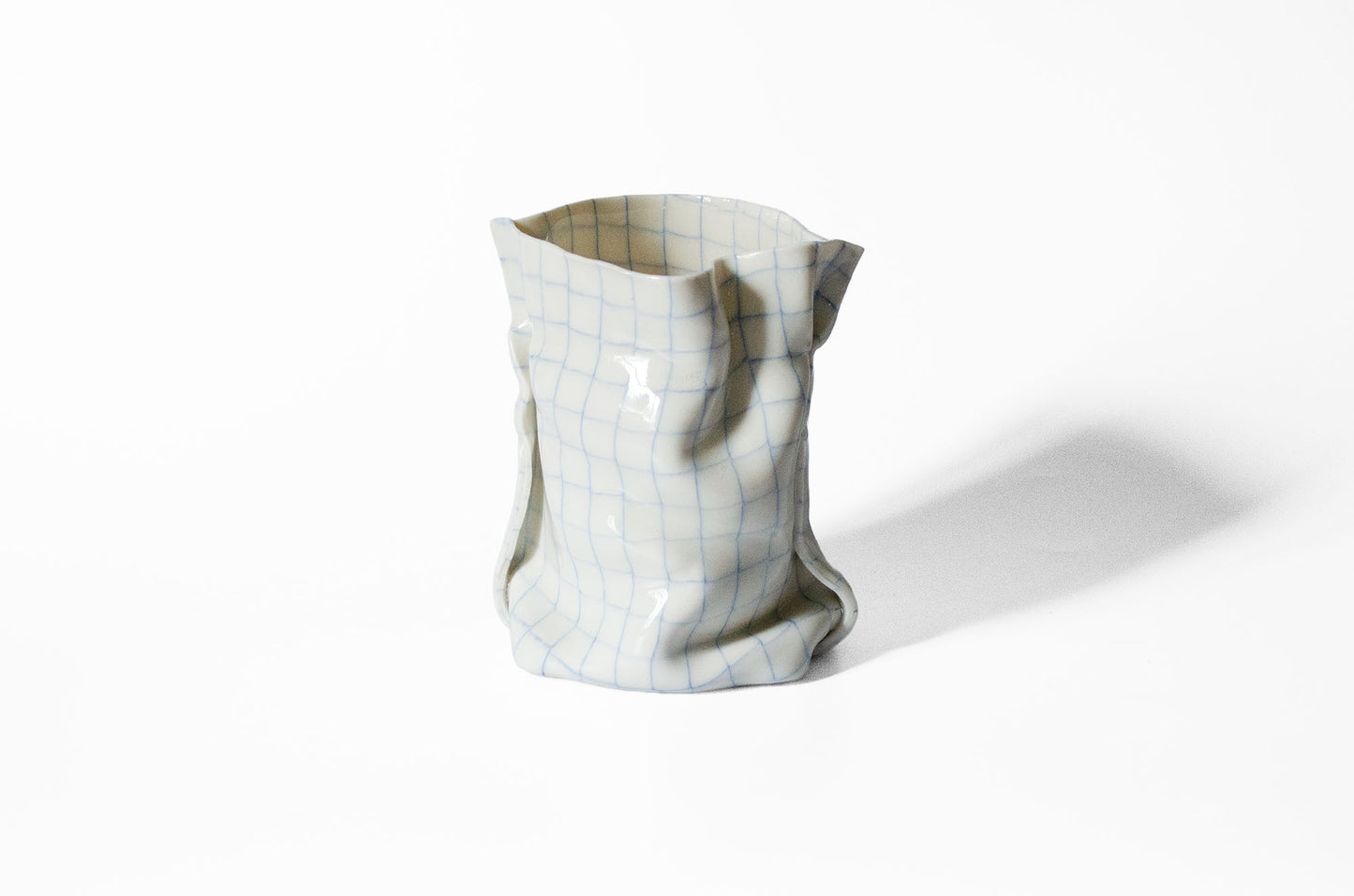 Tall Nerikomi Bag Vase