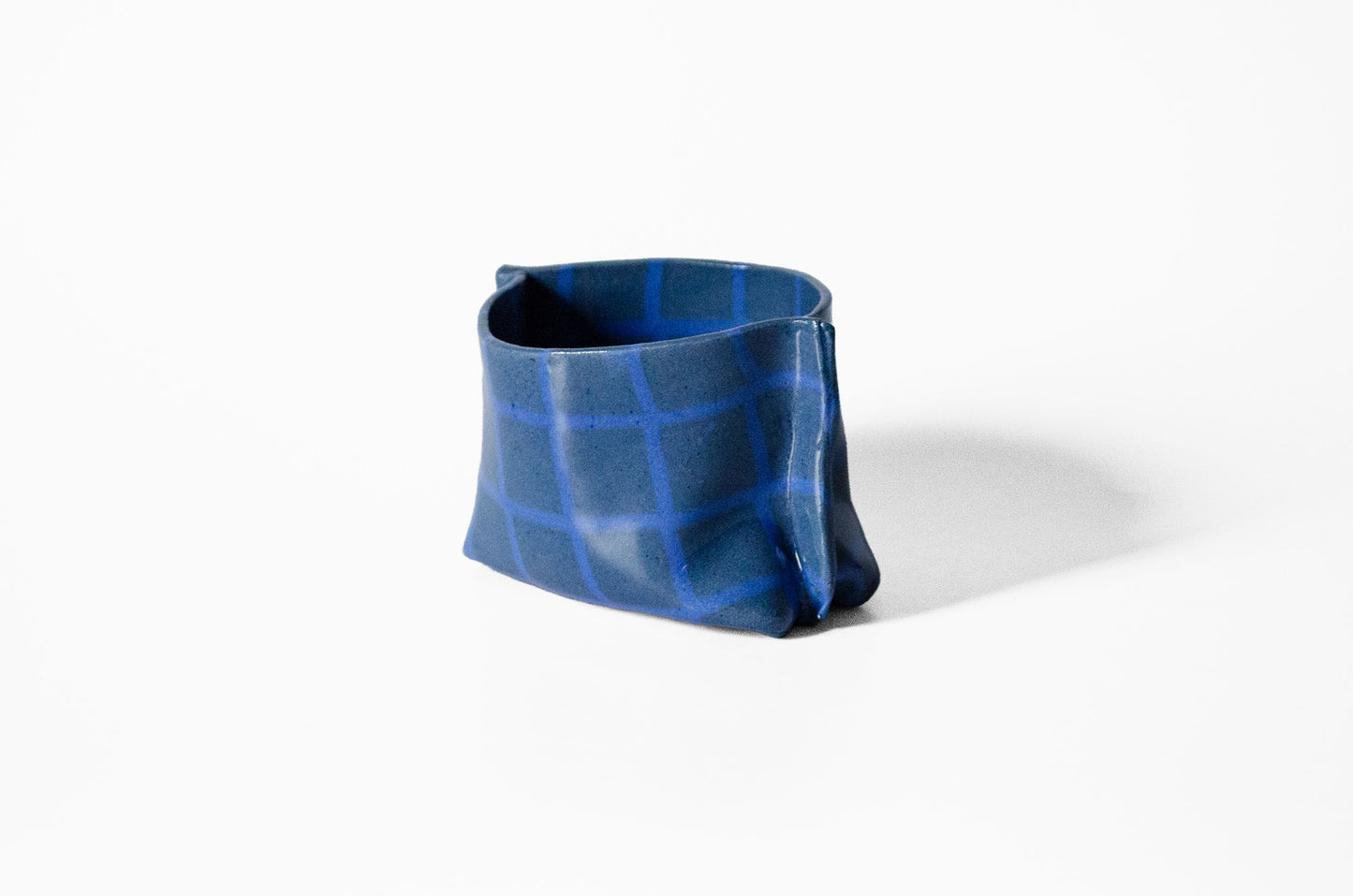 Short Nerikomi Bag Vase