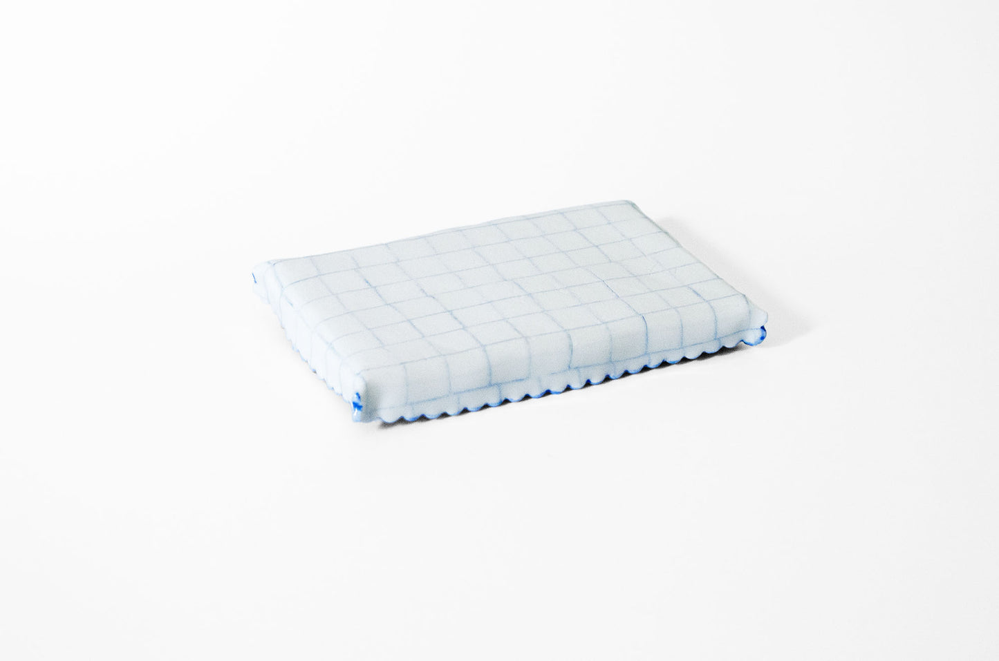 Nerikomi Check Pattern Butter Dish with Lid