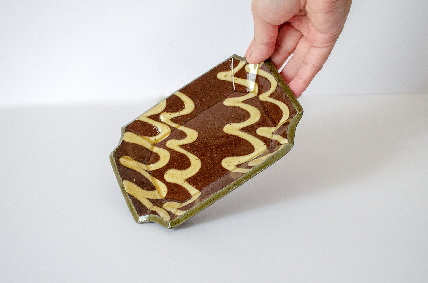 Slipware Rectangular Tray