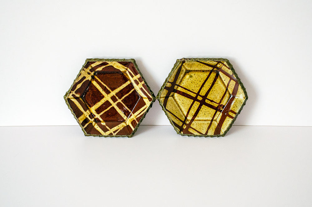 Slipware Hexagonal Small dish