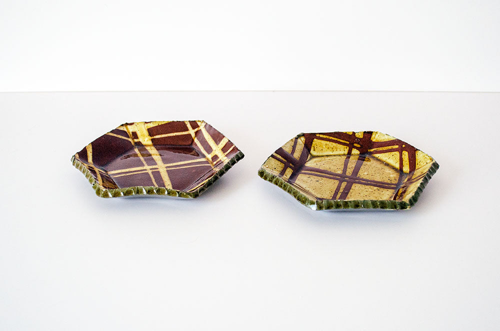 Slipware Hexagonal Small dish