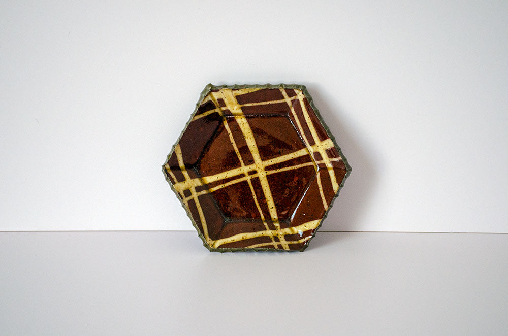Slipware Hexagonal Small dish