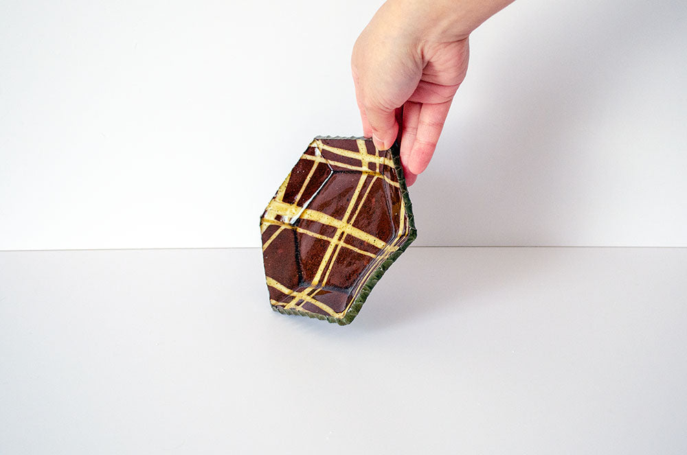 Slipware Hexagonal Small dish