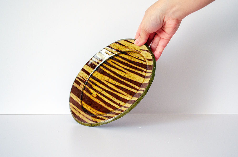 Slipware Ellipse Tray