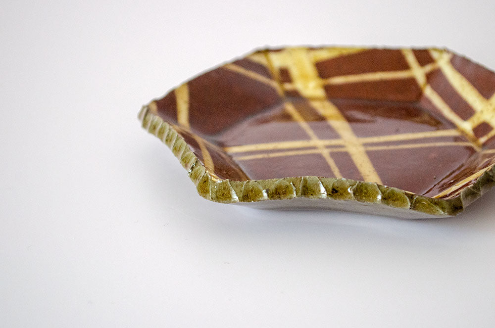 Slipware Hexagonal Small dish