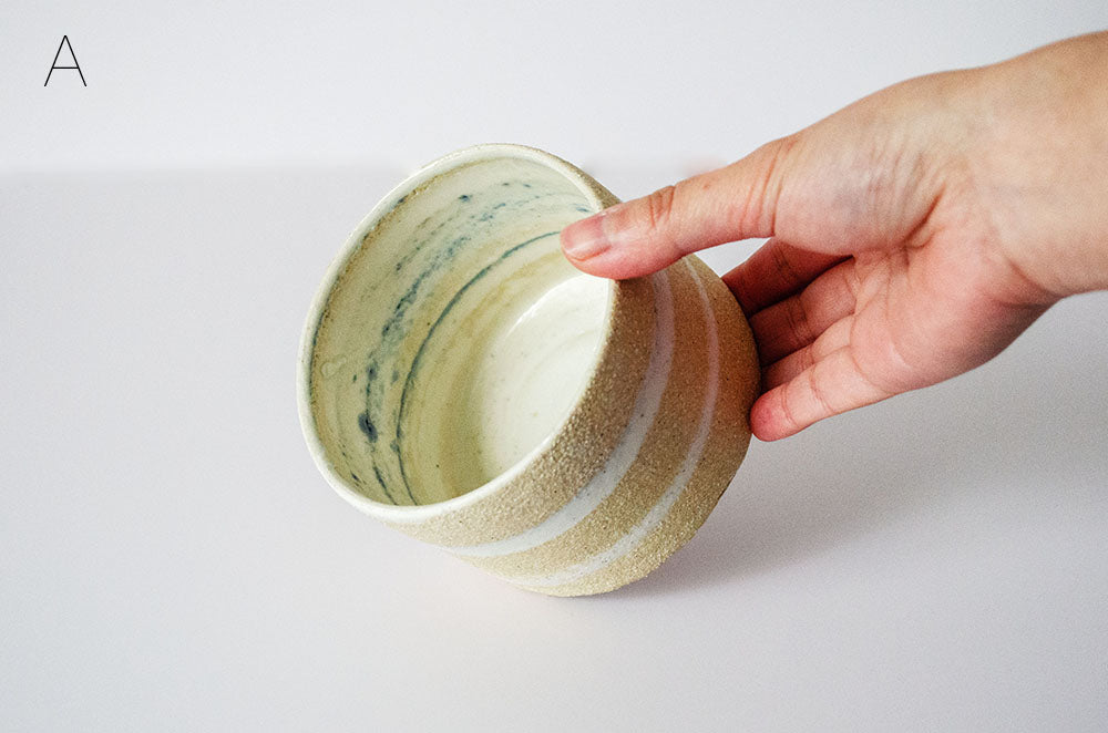 "Seashore" Neriage Matcha Bowl
