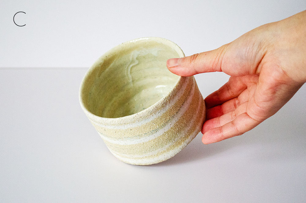 "Seashore" Neriage Matcha Bowl