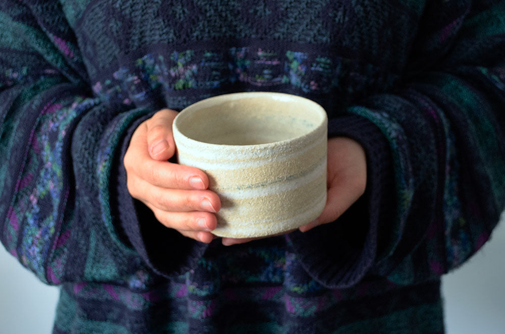 "Seashore" Neriage Matcha Bowl
