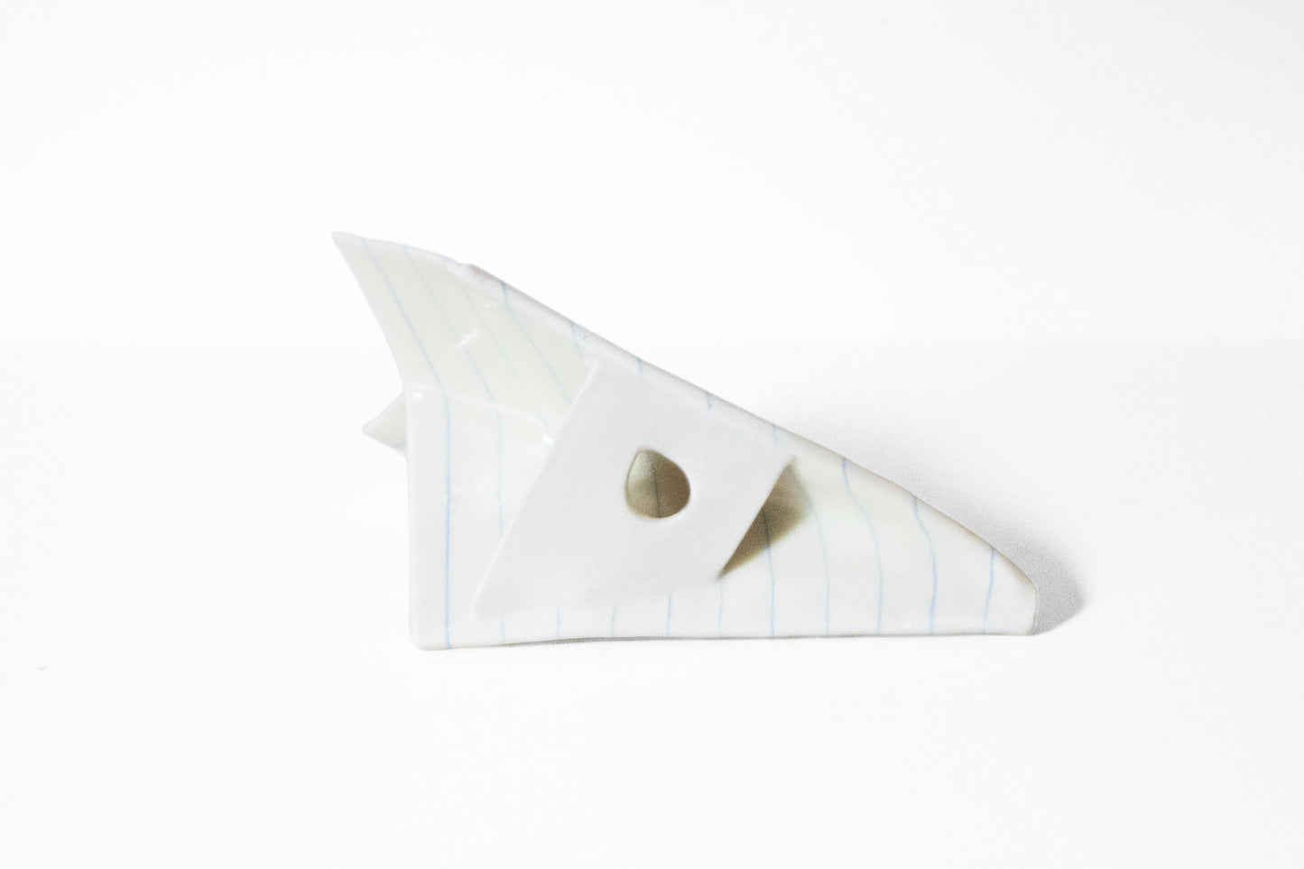 Nerikomi Notepad Paper Plane Sculpture