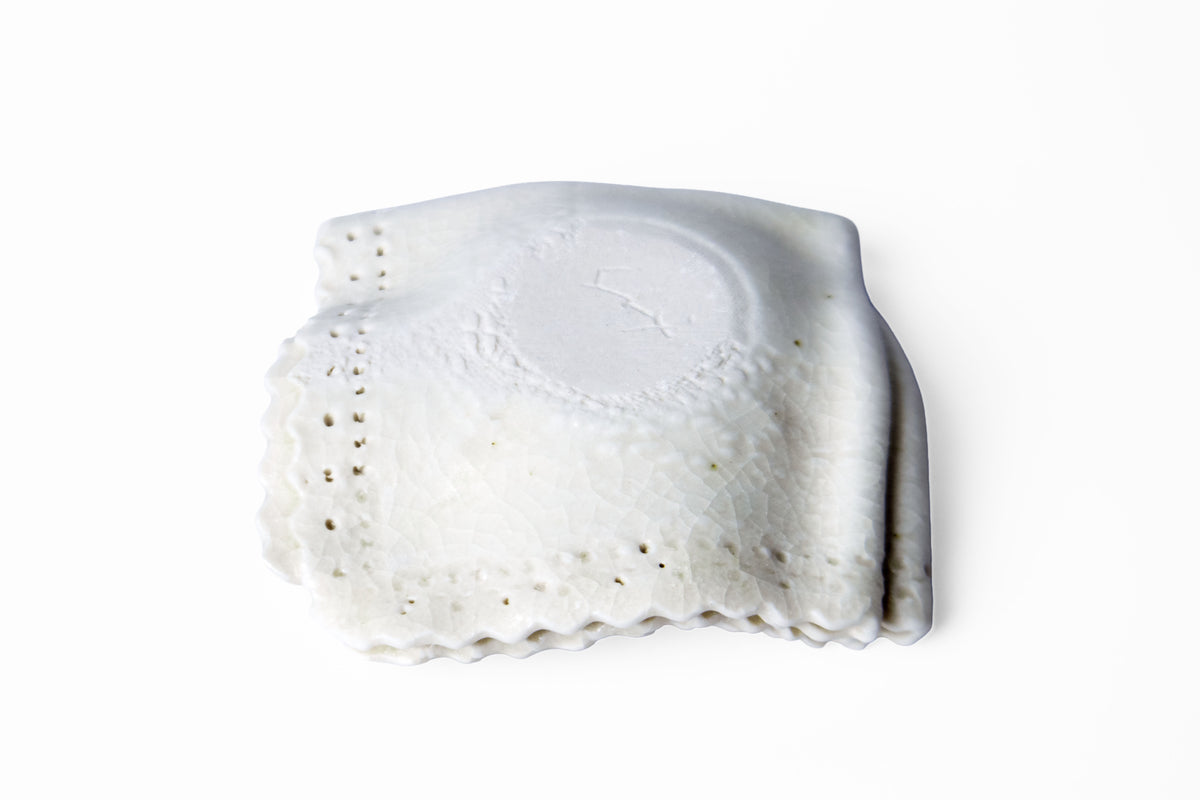 Sugar Frost Handkerchief Dish