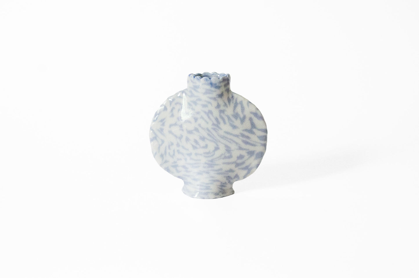 Small Nerikomi Floral Bud Vase