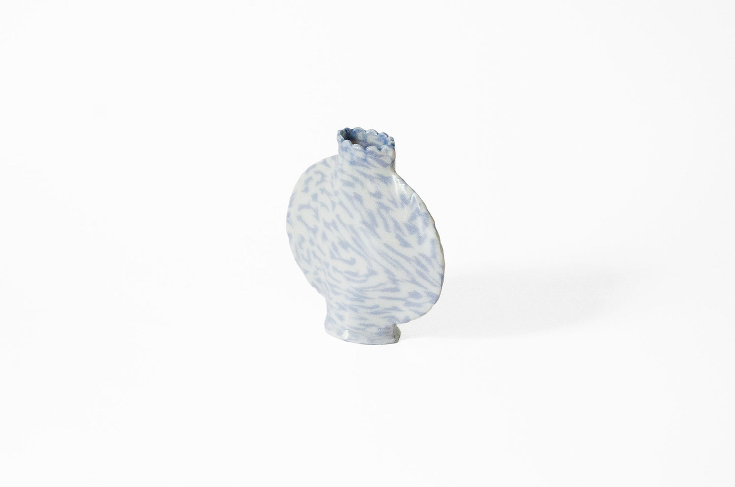 Small Nerikomi Floral Bud Vase