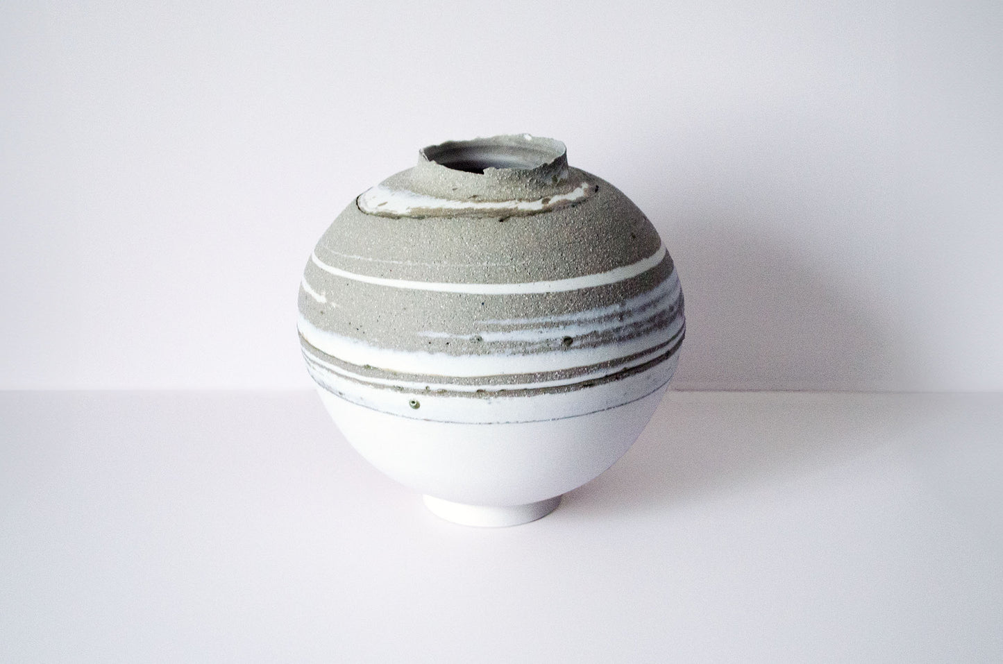 Large Neriage Moon Jar