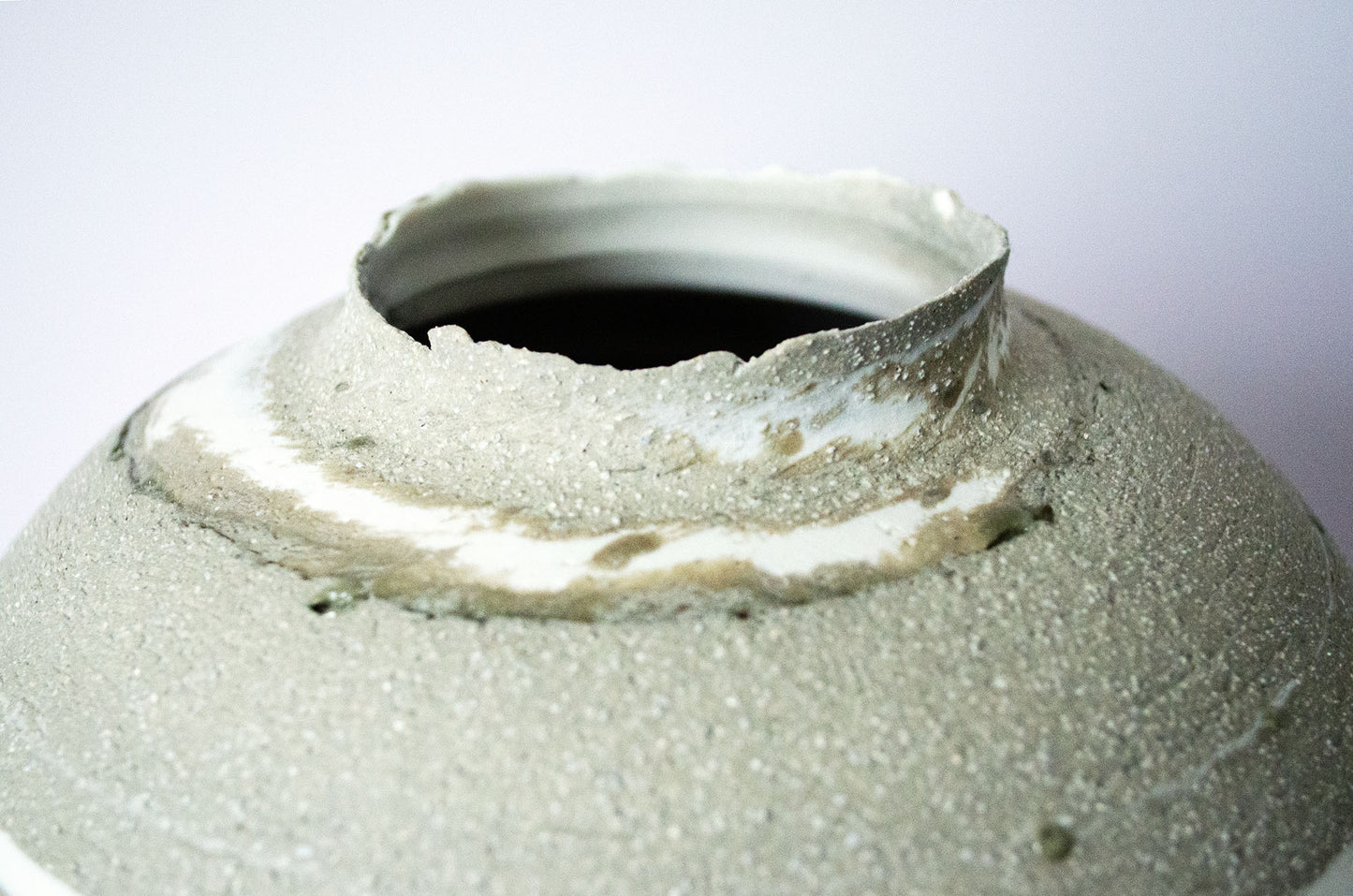 Large Neriage Moon Jar