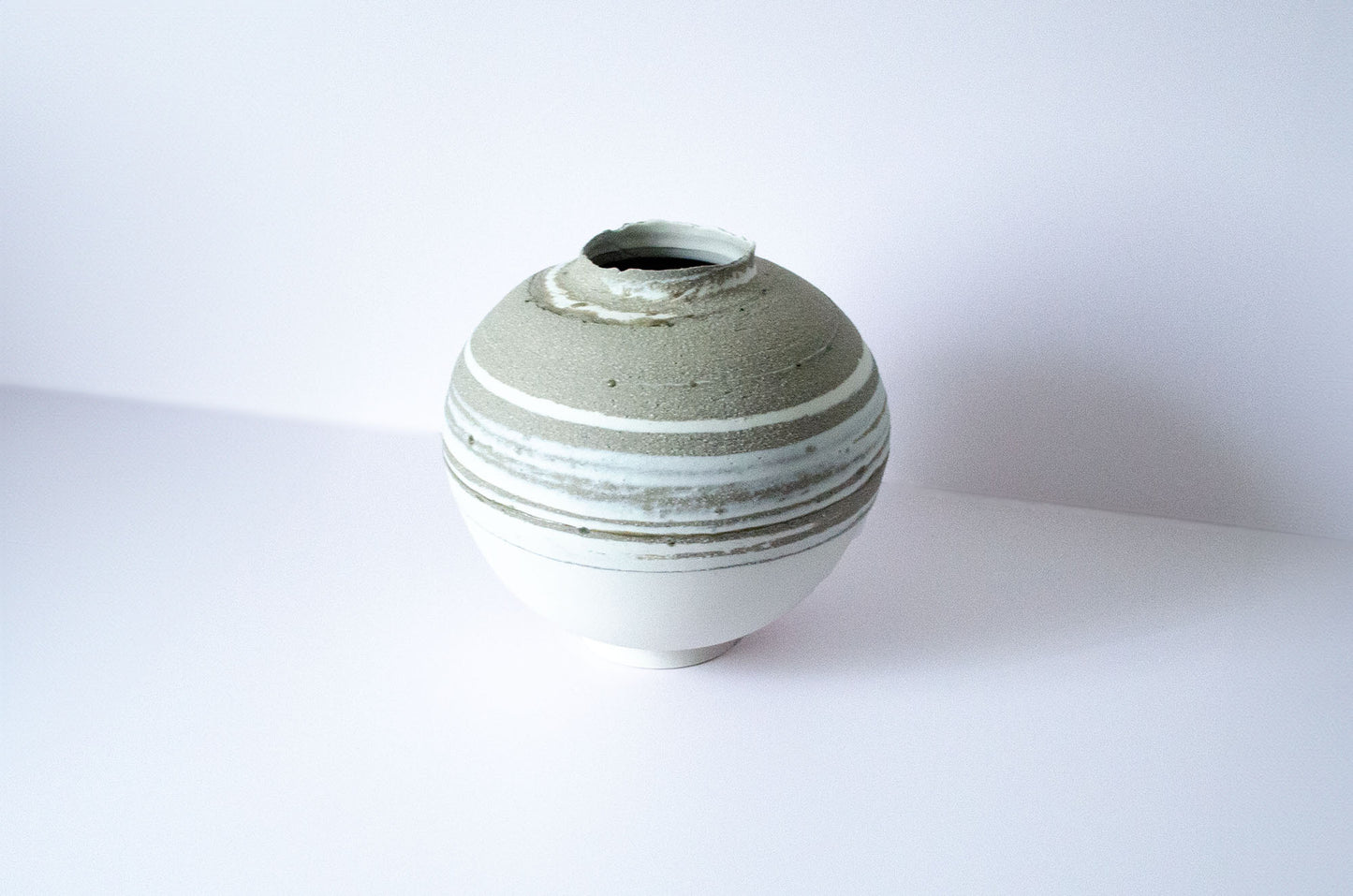 Large Neriage Moon Jar