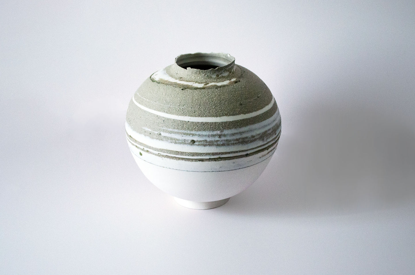 Large Neriage Moon Jar