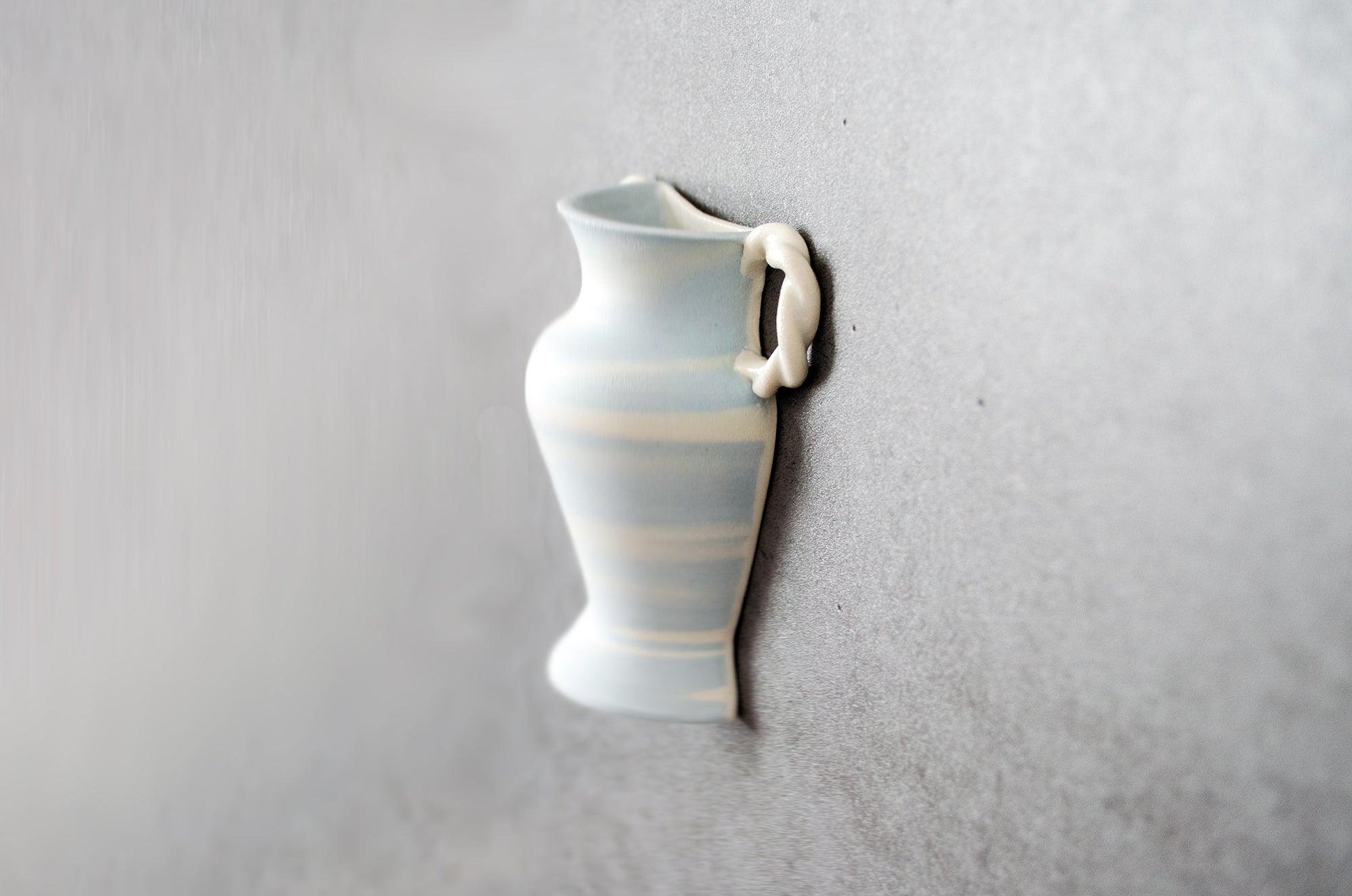 Amphora Wall Vase Saori M Stoneware