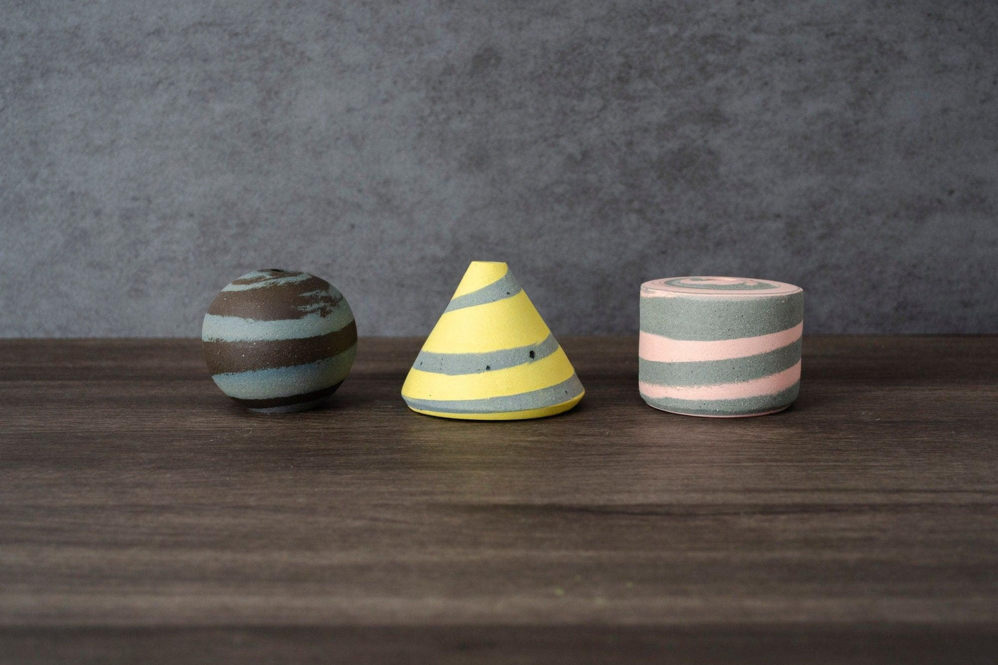 Bud Vase Set Saori M Stoneware
