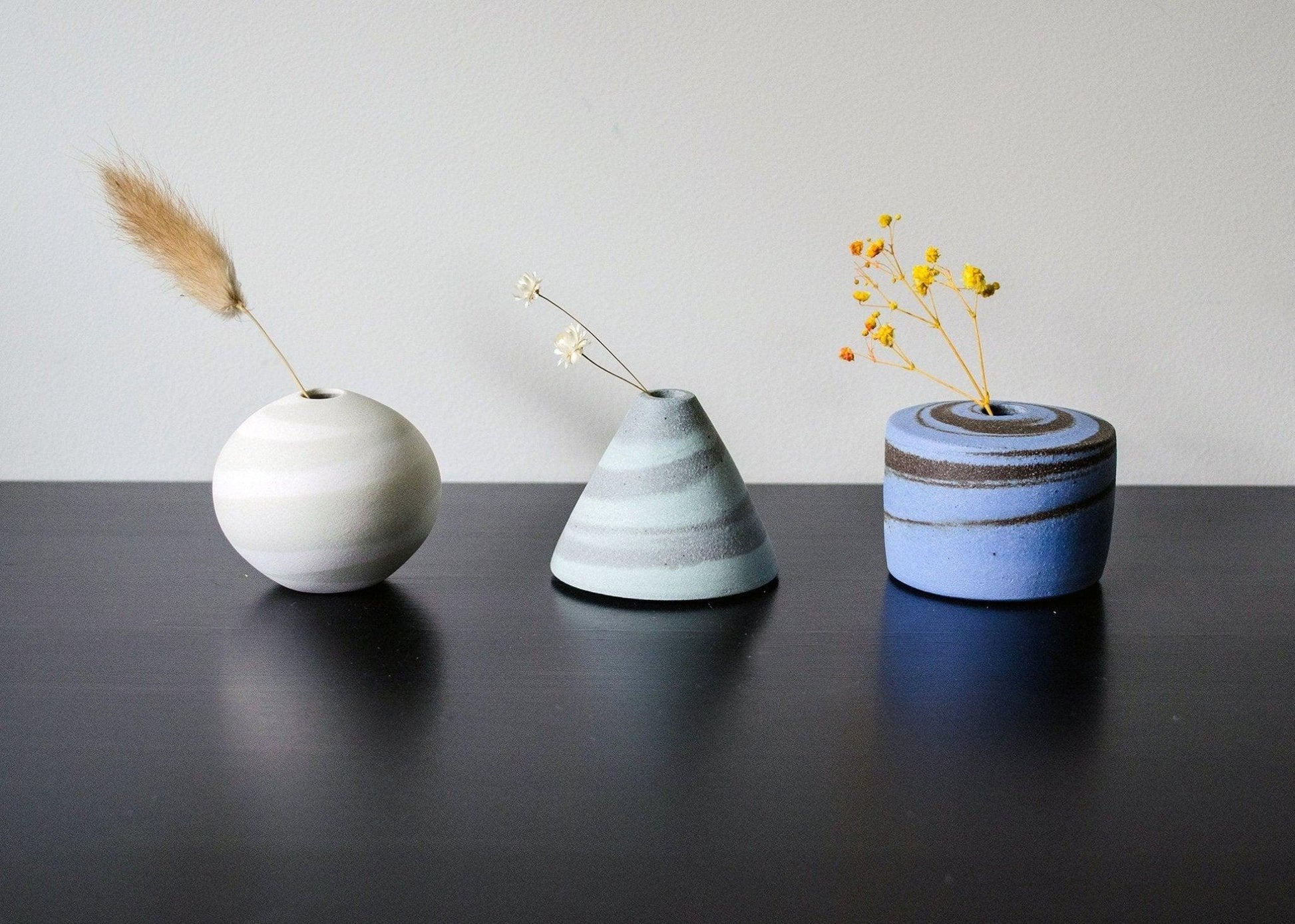 Bud Vase Set Saori M Stoneware