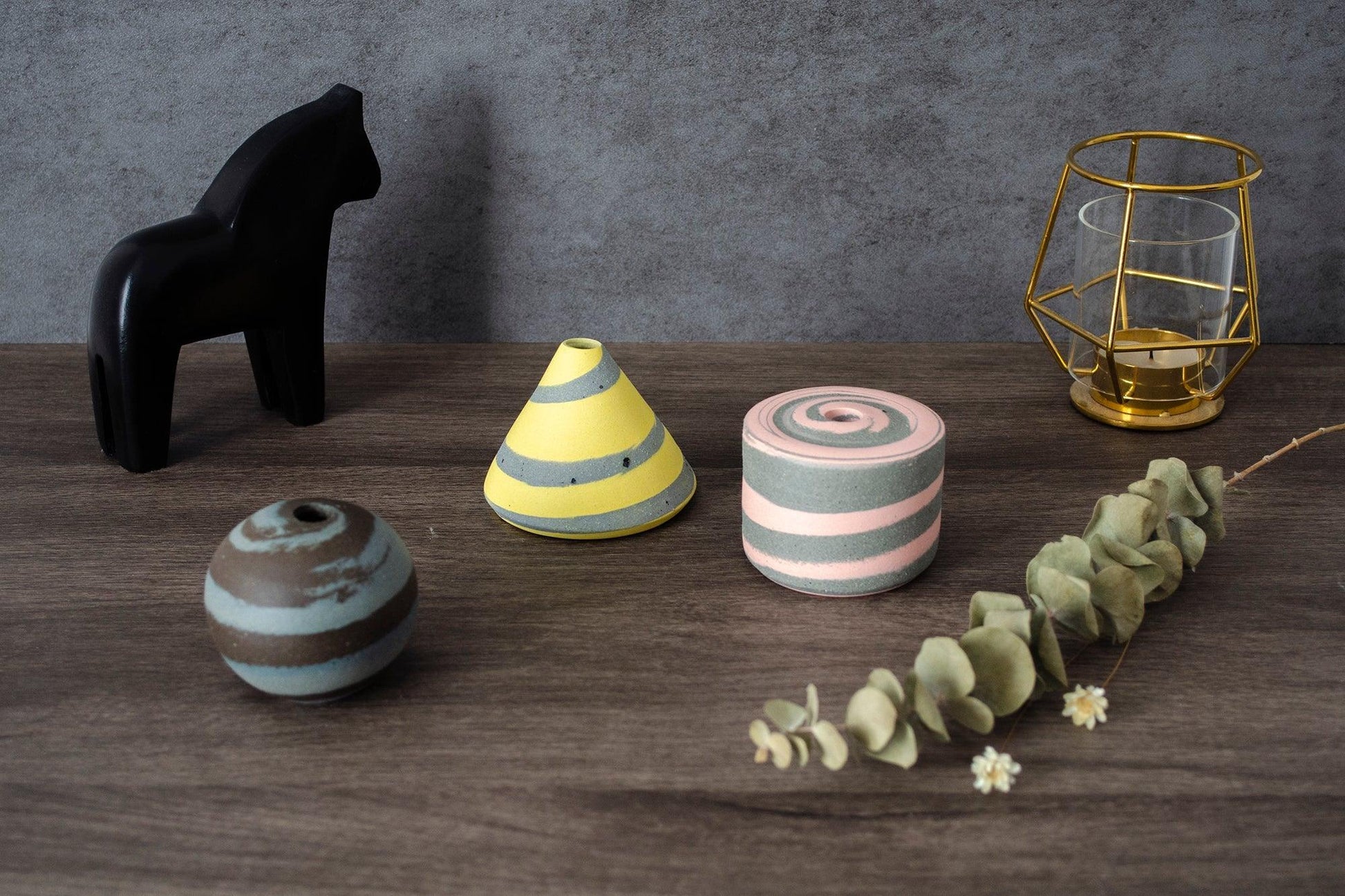 Bud Vase Set Saori M Stoneware