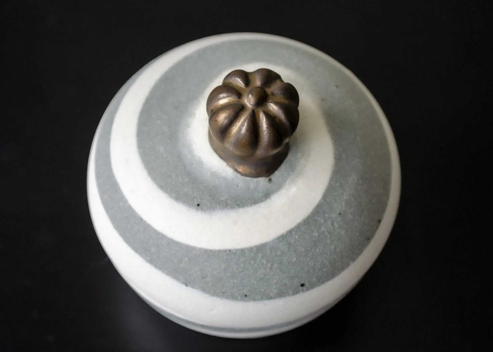 Decorative Lidded Jar - Saori M Stoneware