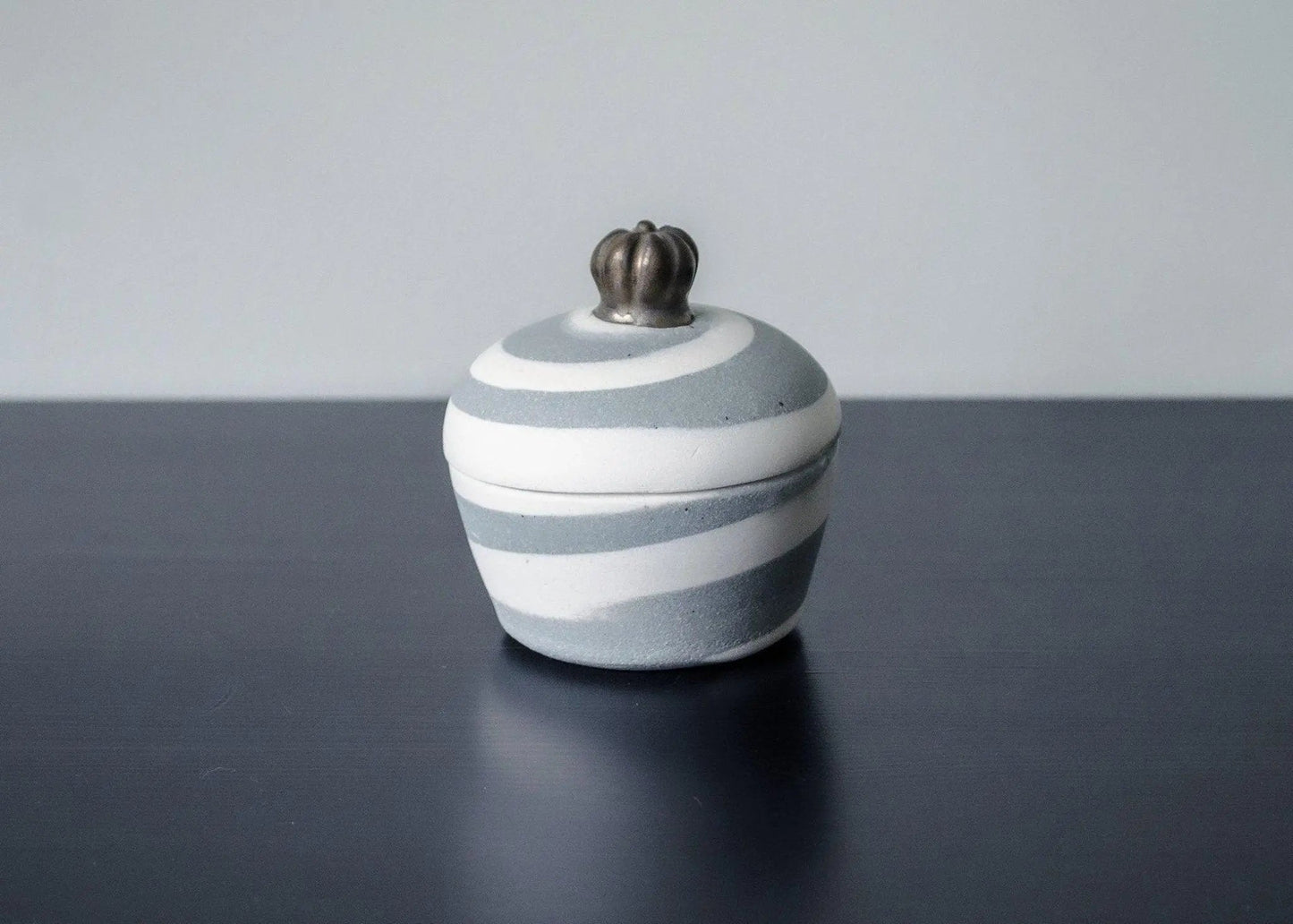 Decorative Lidded Jar - Saori M Stoneware