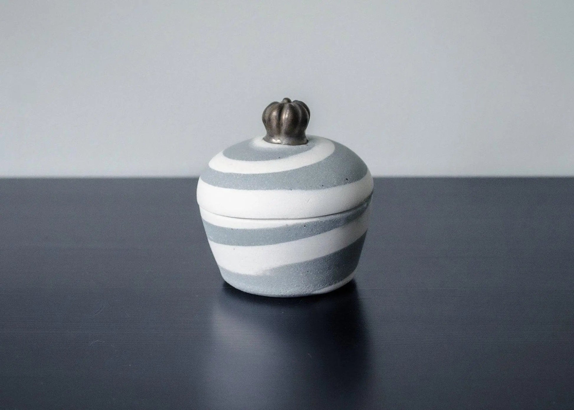 Decorative Lidded Jar - Saori M Stoneware