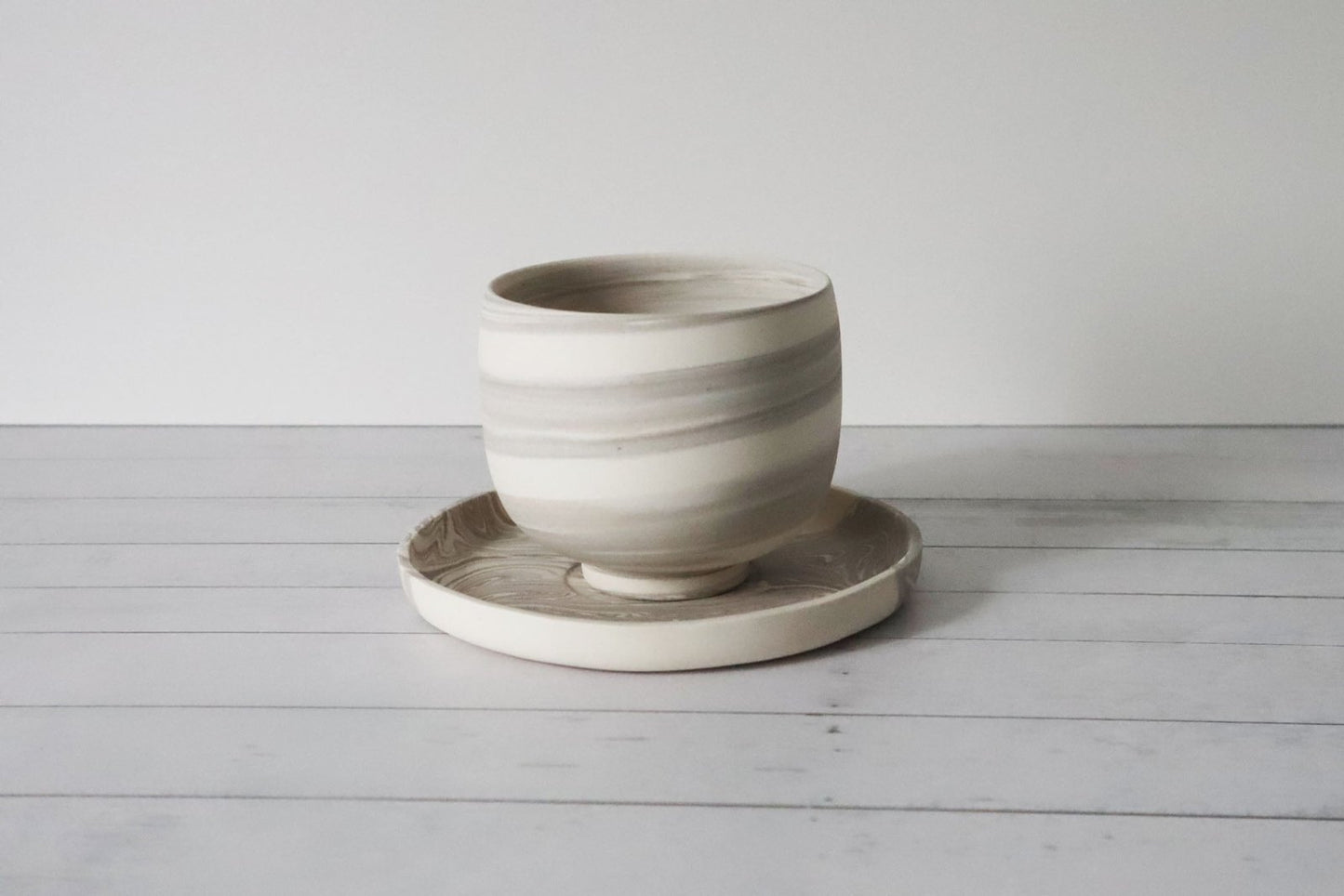 Nerikomi Teacup - Saori M Stoneware