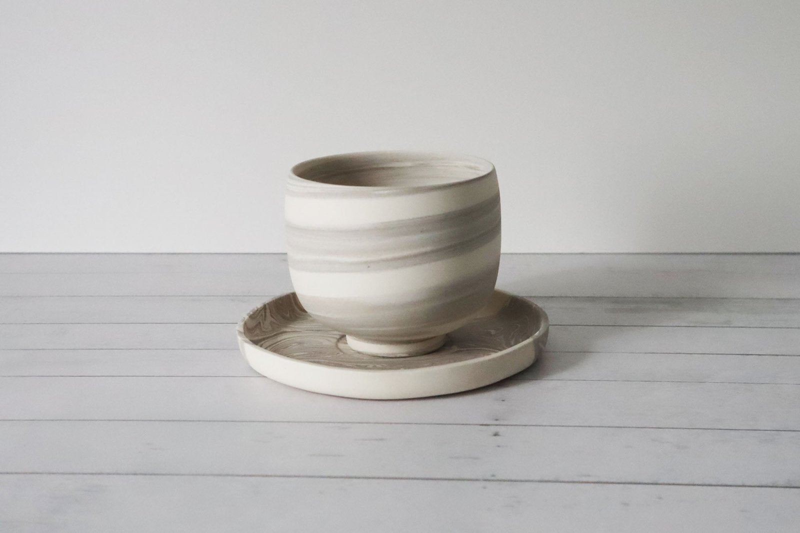 Nerikomi Teacup - Saori M Stoneware
