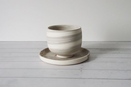 Nerikomi Teacup - Saori M Stoneware
