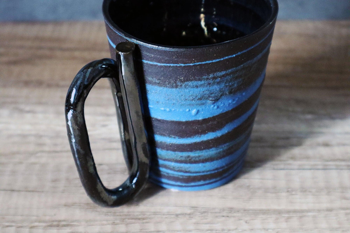 Tube Handle Mug Saori M Stoneware