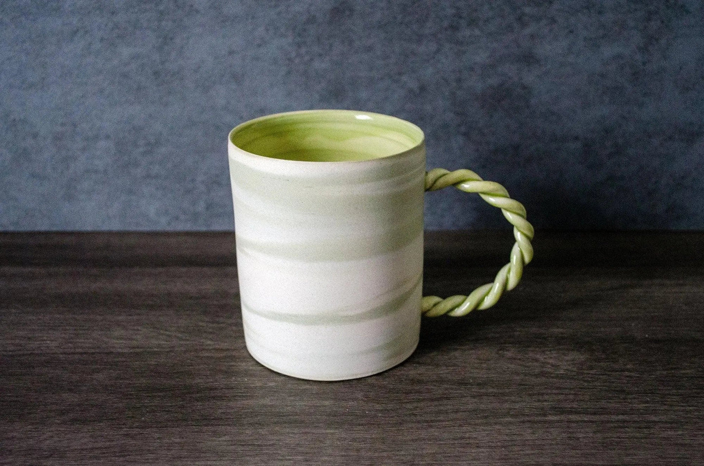 Twisted Handle Mug - Saori M Stoneware