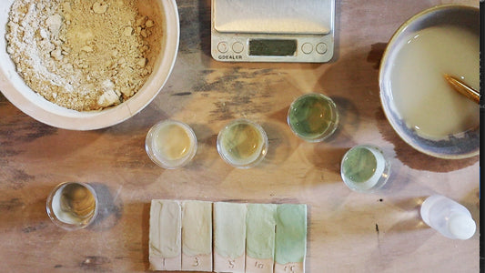 How To Make Ceramic Glaze Test Tiles: With a Minimal Portion of the Materials - Saori M Stoneware