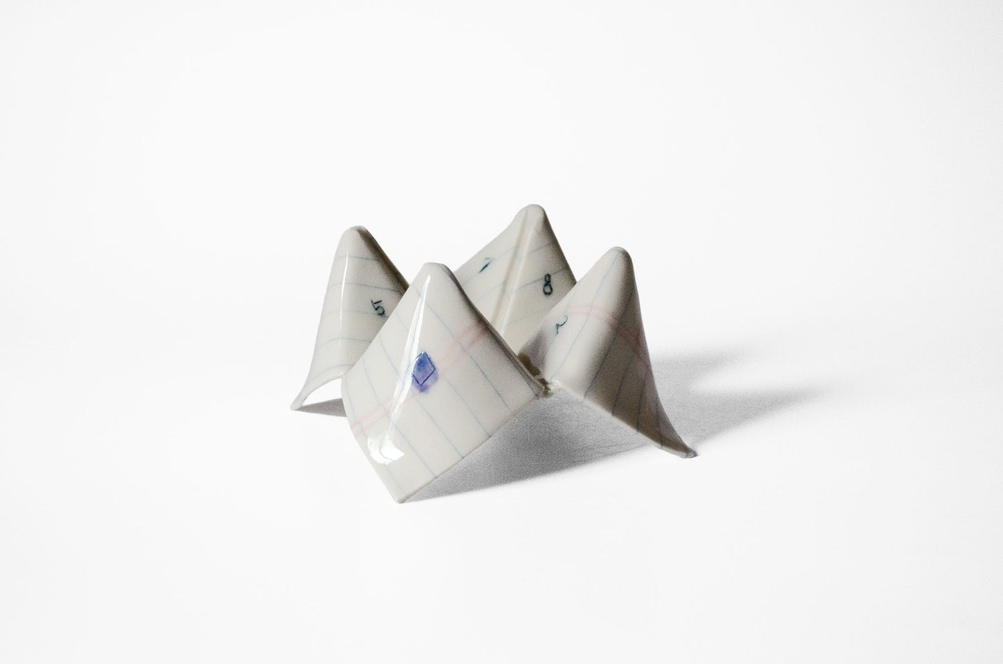 Nerikomi Notepad Origami Fortune Teller Sculpture
