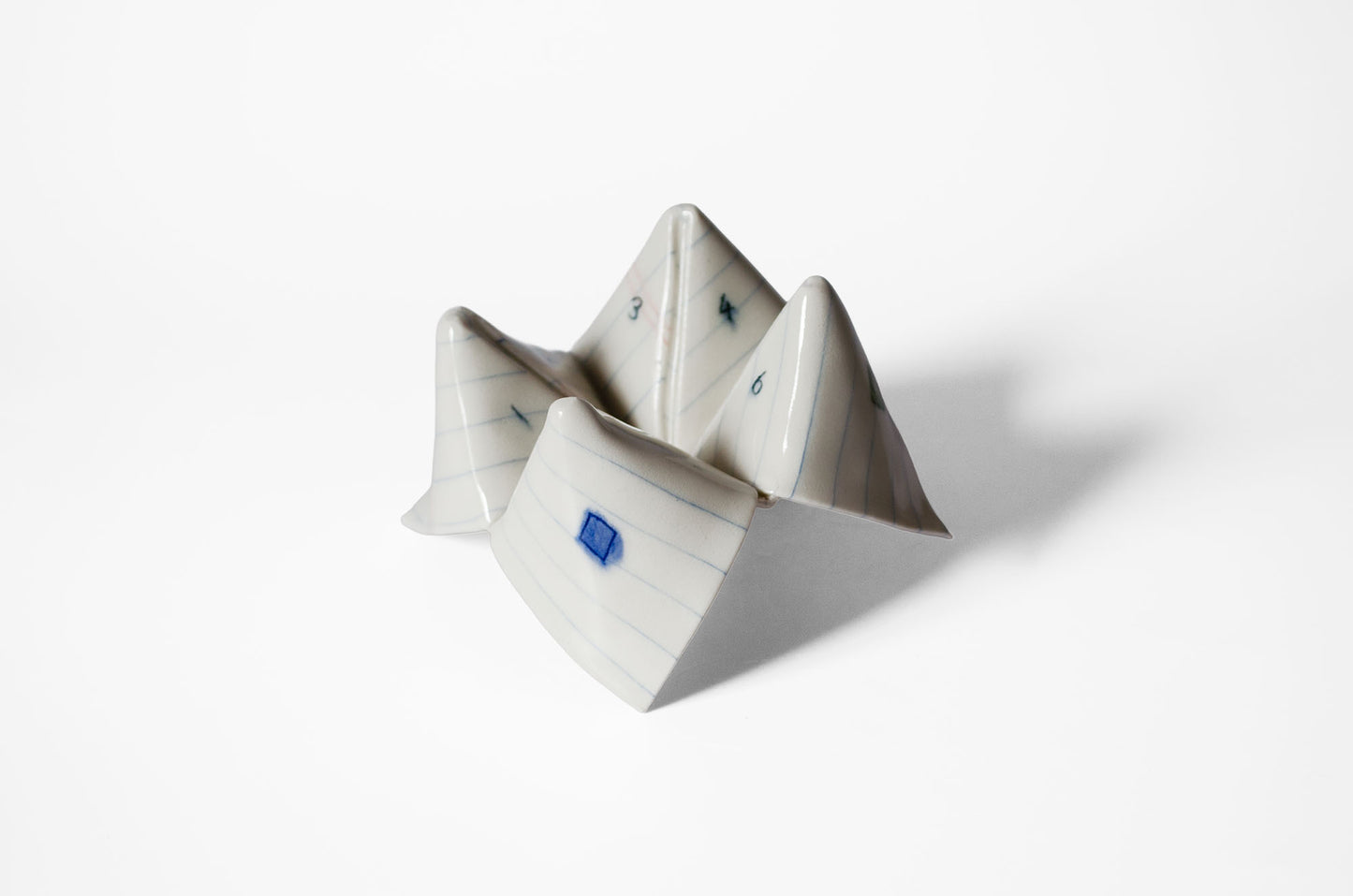 Nerikomi Notepad Origami Fortune Teller Sculpture