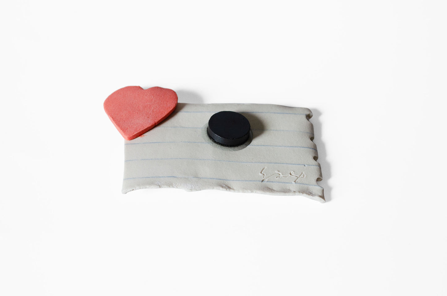 Nerikomi Handwritten Love Note Magnet