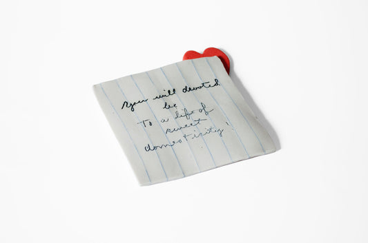 Nerikomi Handwritten Love Note Magnet