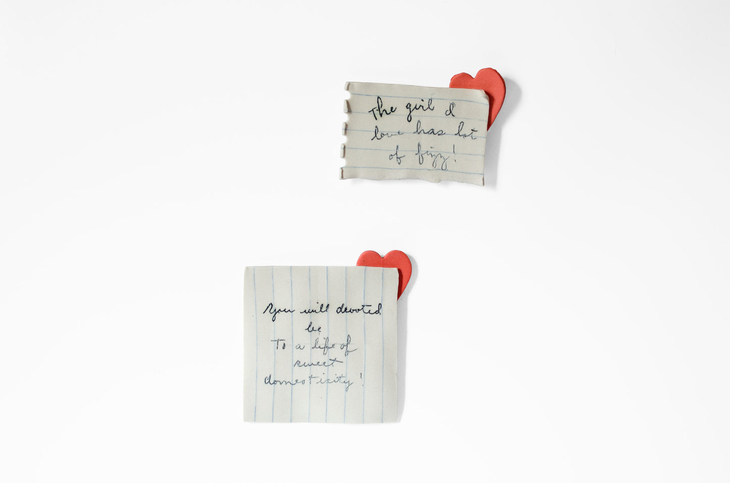 Nerikomi Handwritten Love Note Magnet