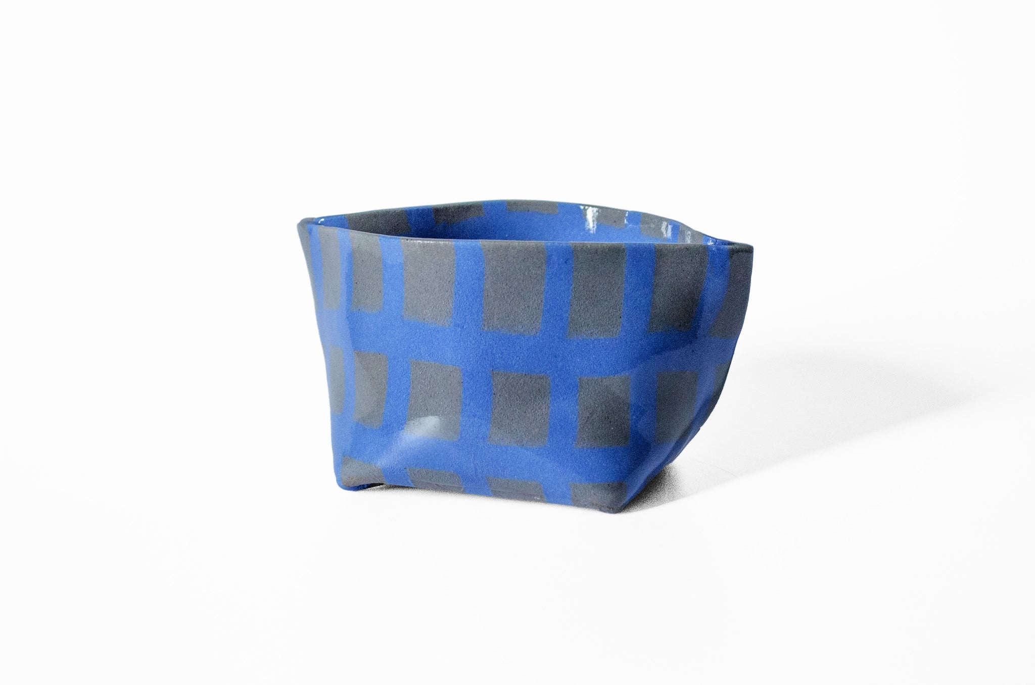 Short Nerikomi Bag Vase