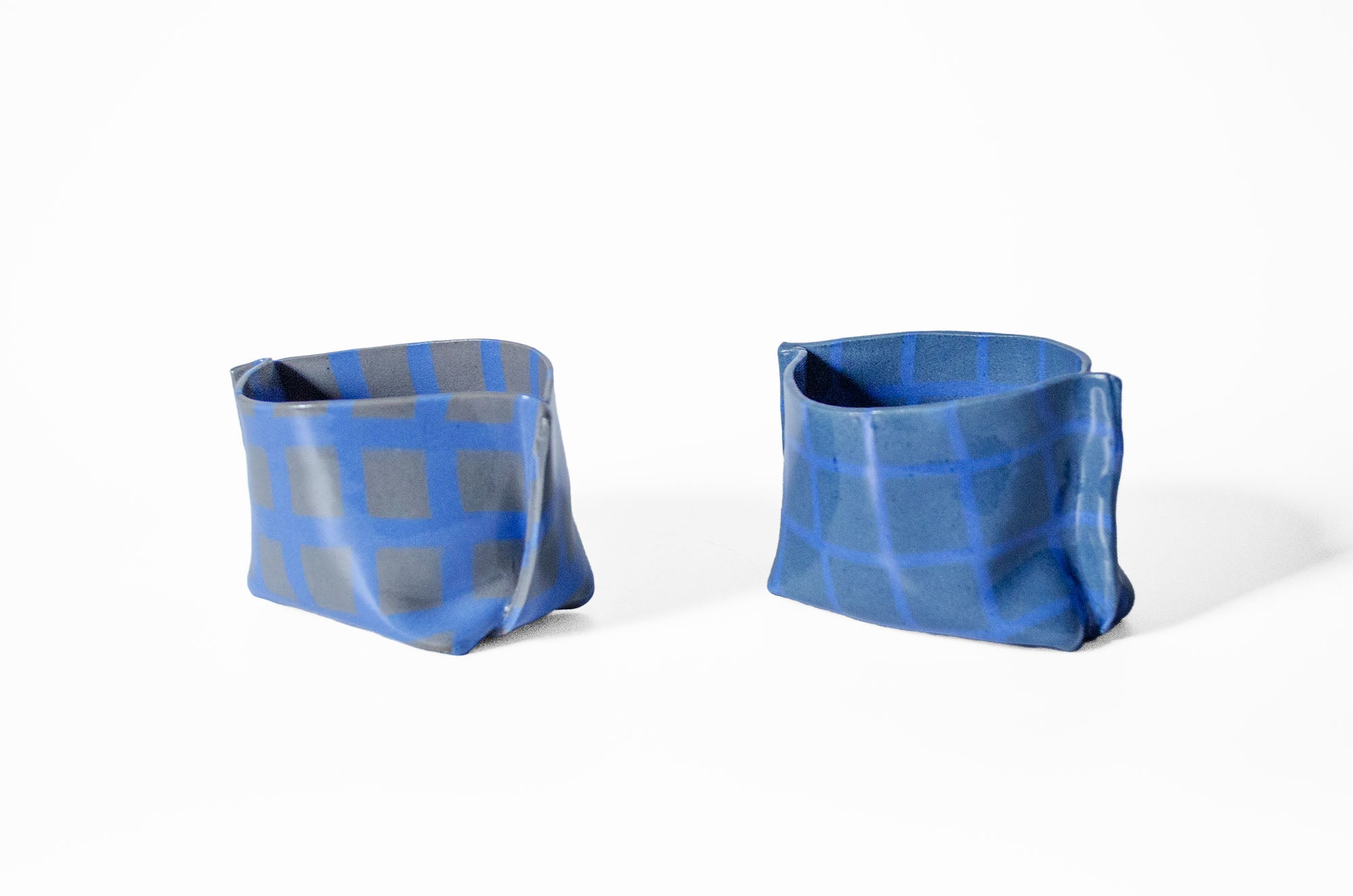 Short Nerikomi Bag Vase