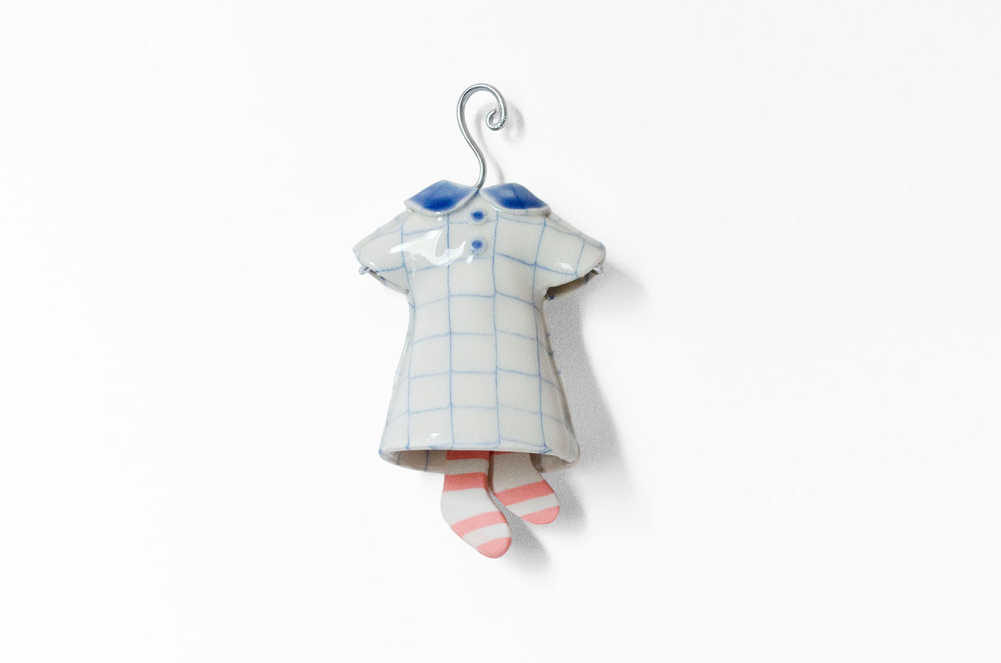 Nerikomi Porcelain Dress Hanging Bell