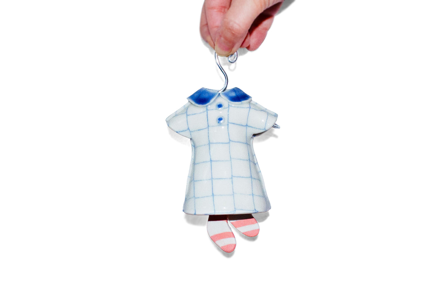 Nerikomi Porcelain Dress Hanging Bell
