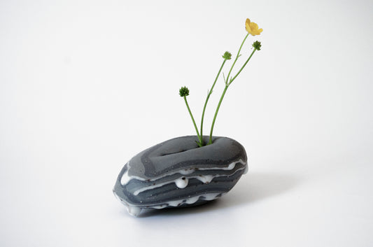Nerikomi Ceramic Vase – Stone Form