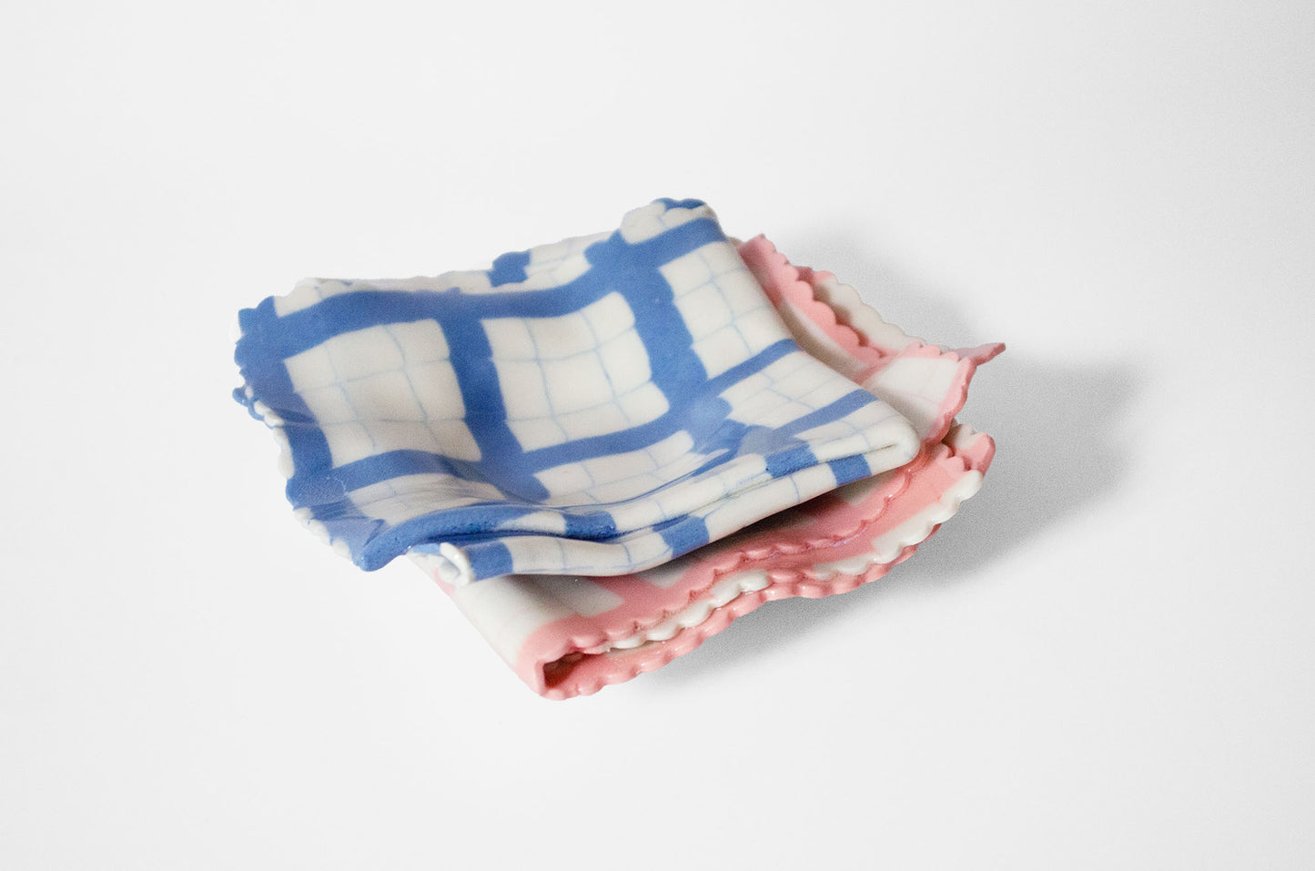 Nerikomi Handkerchief Dish