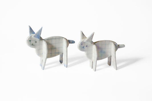 Nerikomi Porcelain Paper Figurine