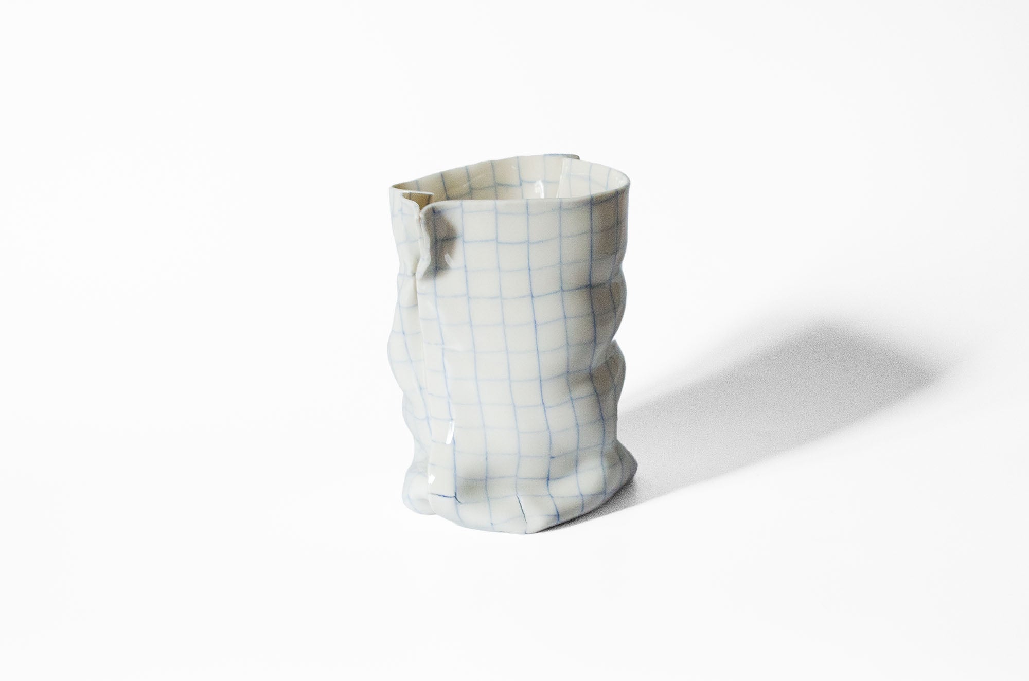 Tall Nerikomi Bag Vase